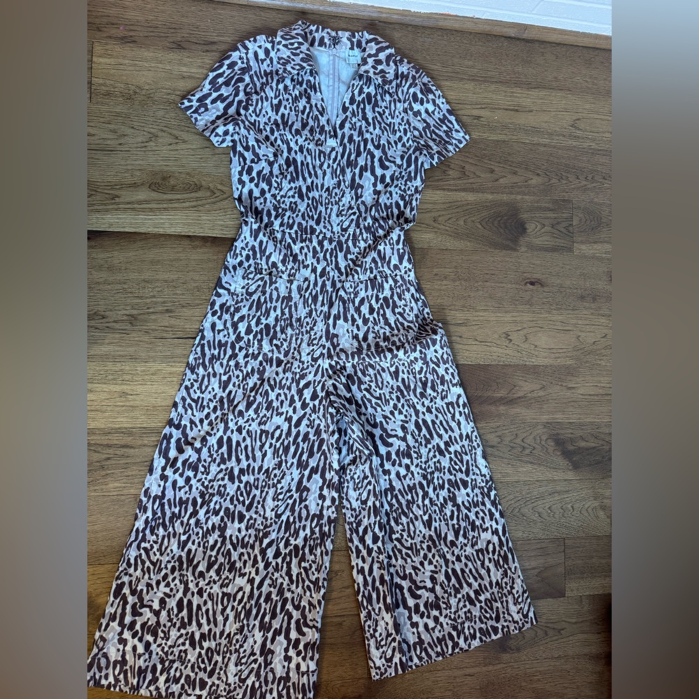 Maeve Colette Cheetah Print Jumpsuit - Picture 2 of 5